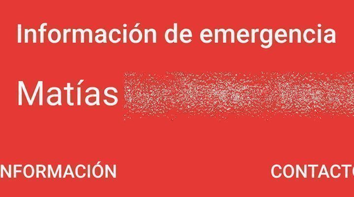 Información de Emergencia