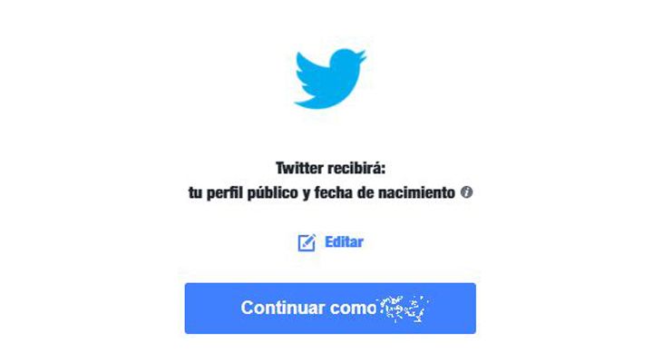 Conectar tu perfil de twitter con una página de facebook