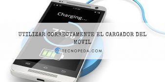 Utilizar correctamente el cargador de un móvil