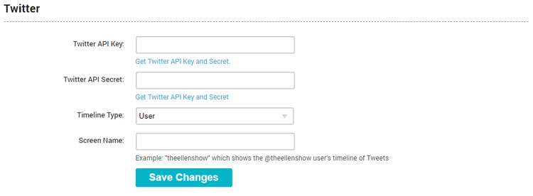 Añadir la Twitter API a la aplicación - crear una aplicación para móviles