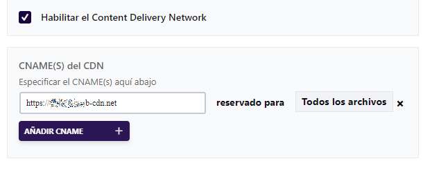 BunnyCDN, el CDN Más Barato y Eficaz para Wordpress 12 Configurar CDN en WP Rocket