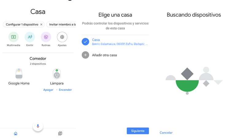 Añadir Nest Hub a la app de Google Home