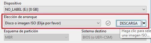 Descargar ISO Rufus Puedes utilizar la opción de descargar ISO de Rufus para crear tu USB