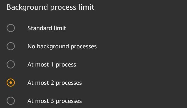 Limitar Procesos Limitar los procesos en segundo plano
