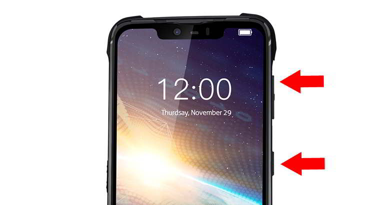 Encender el Doogee S90 en modo Recuperación