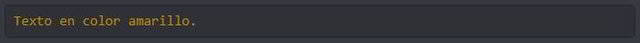 Amarillo Códigos para discord para escribir texto en amarillo