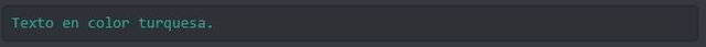 Turquesa Texto en Turquesa para Discord