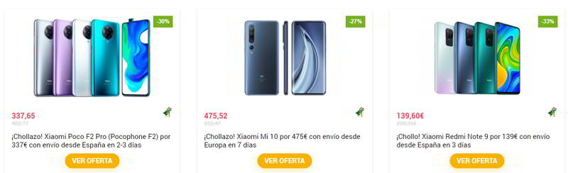 Chollos Móviles Chollos en Móviles