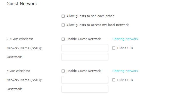 Guest Network Tp Link Opciones de Guest Network en router TP-LINK para crear una red WiFi para invitados