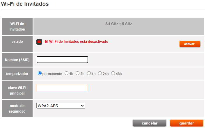 Cómo Crear una Red Wifi para Invitados en un Router 2 WiFi para invitados en router Livebox+