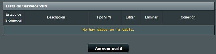 Agregar VPN a router Asus