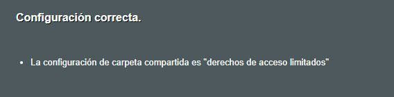 Configuración correcta de AiDisk