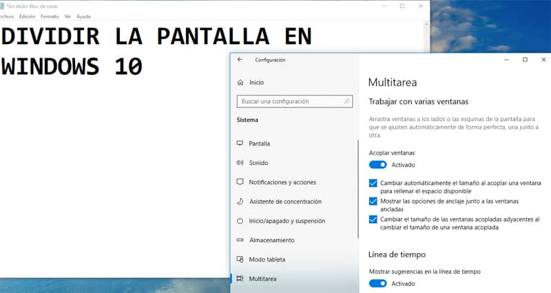 abrir dos programas o aplicaciones en windows 10