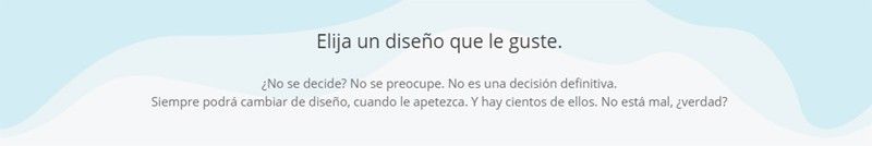 elegir diseño de la web