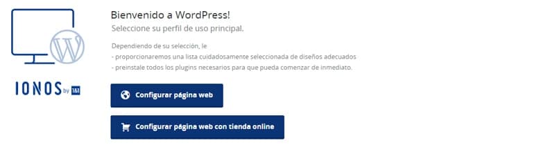 configurar página web