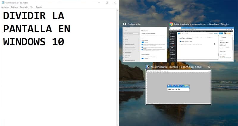 pantalla dividida