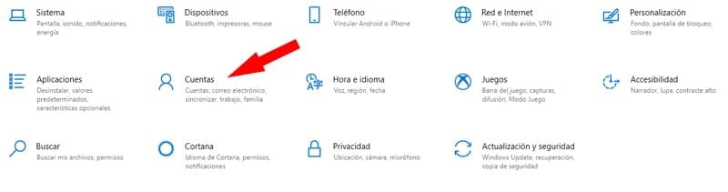 Configuración de Windows 10