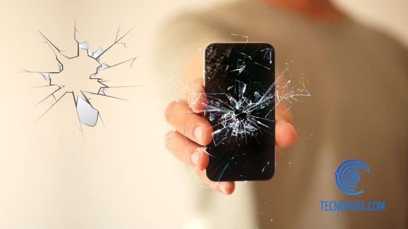 Pantalla del móvil rota