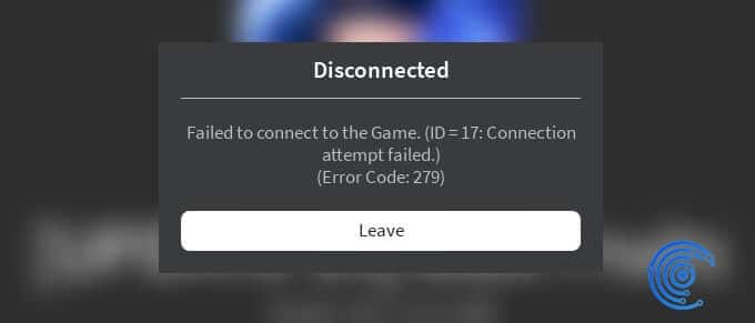 error 279 en roblox