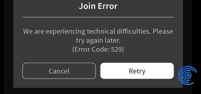 error 529 de roblox