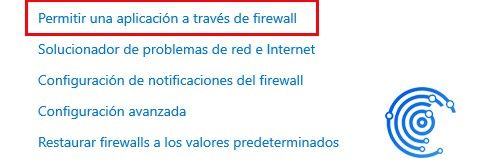permitir una aplicación en el firewall para solucionar el error 523 en roblox