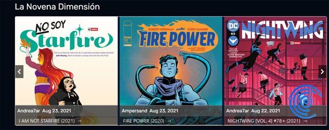 leer cómic gratis en la novena dimensión