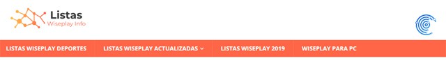 cabecera de la web listaswiseplay