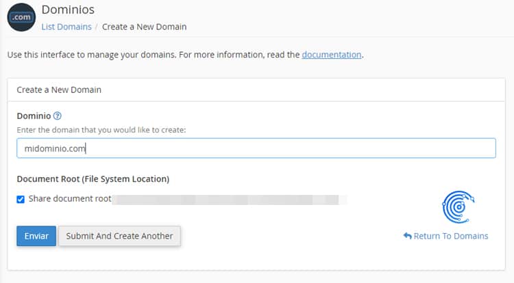 Añadir dominio al migrar wordpress de servidor