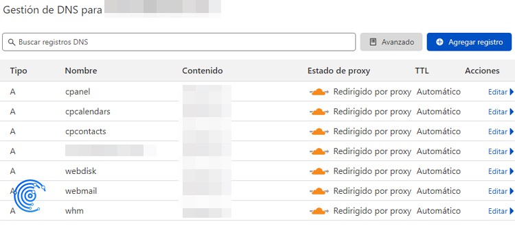 cambiar dns cloudflare