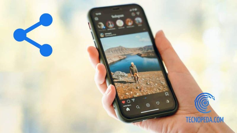 Instagram en el móvil para compartir foto
