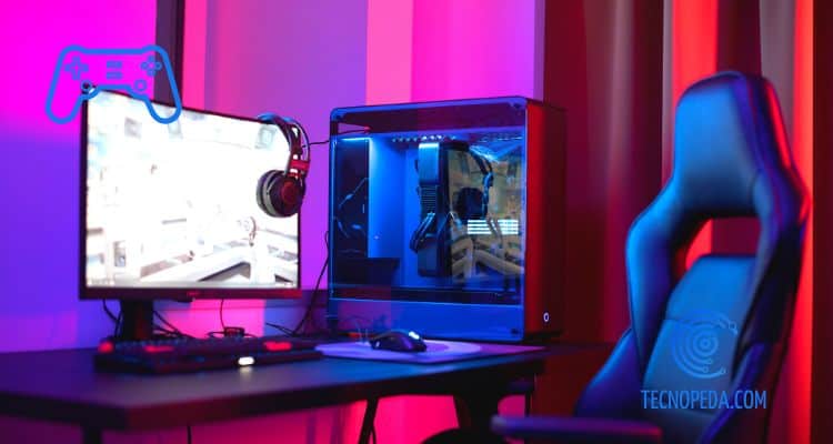 Set con un PC Gaming y una sillar gamer