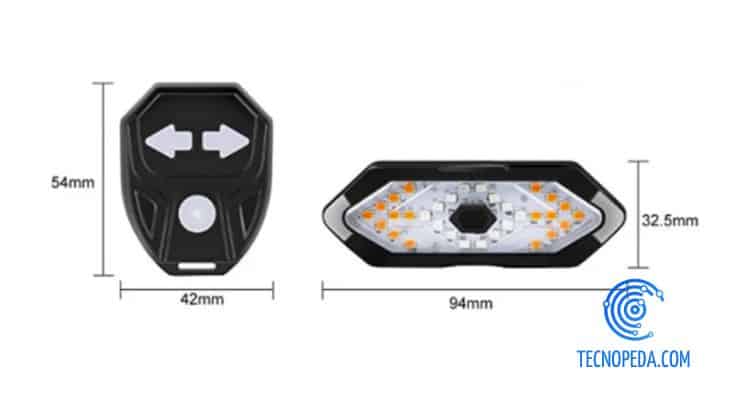 Kit de intermitentes para patinetes eléctricos