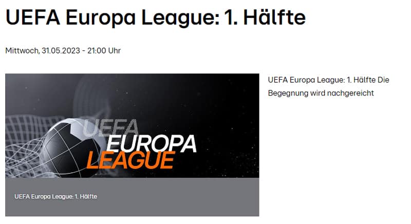 La final de la Europa League en RTL