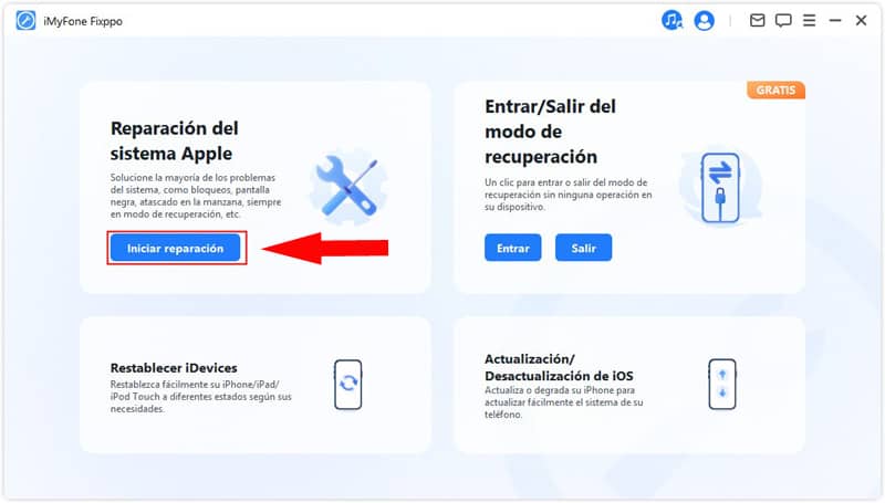 Asistente para arreglar un iPhone que no pasa del logo