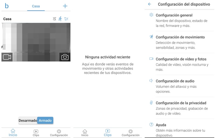 Configuración Cámara Blink