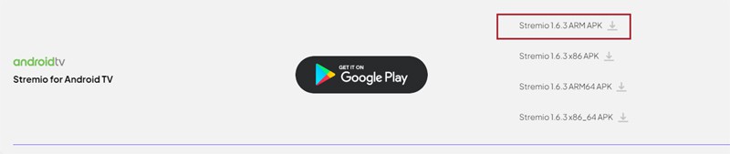 Versión de Stremio para descargar en un Fire Stick