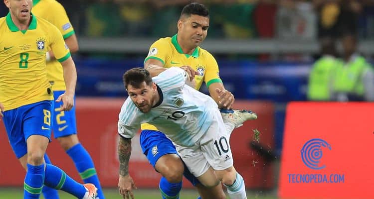 Imagen de un Brasil vs Argentina de la eliminatoria sudamericana para el mundial 2026
