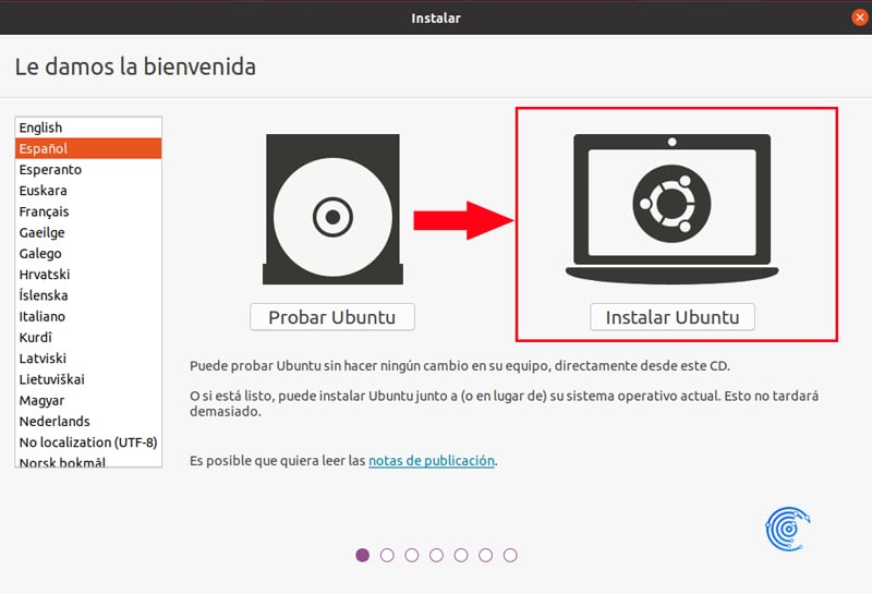 Instalar Ubuntu en un ordenador con Windows