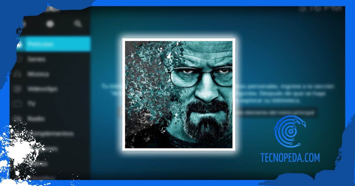Portada de Cristal Azul en Kodi