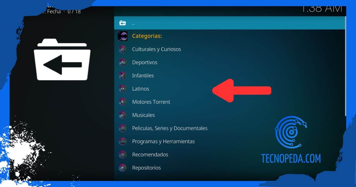 Categorías en Luar