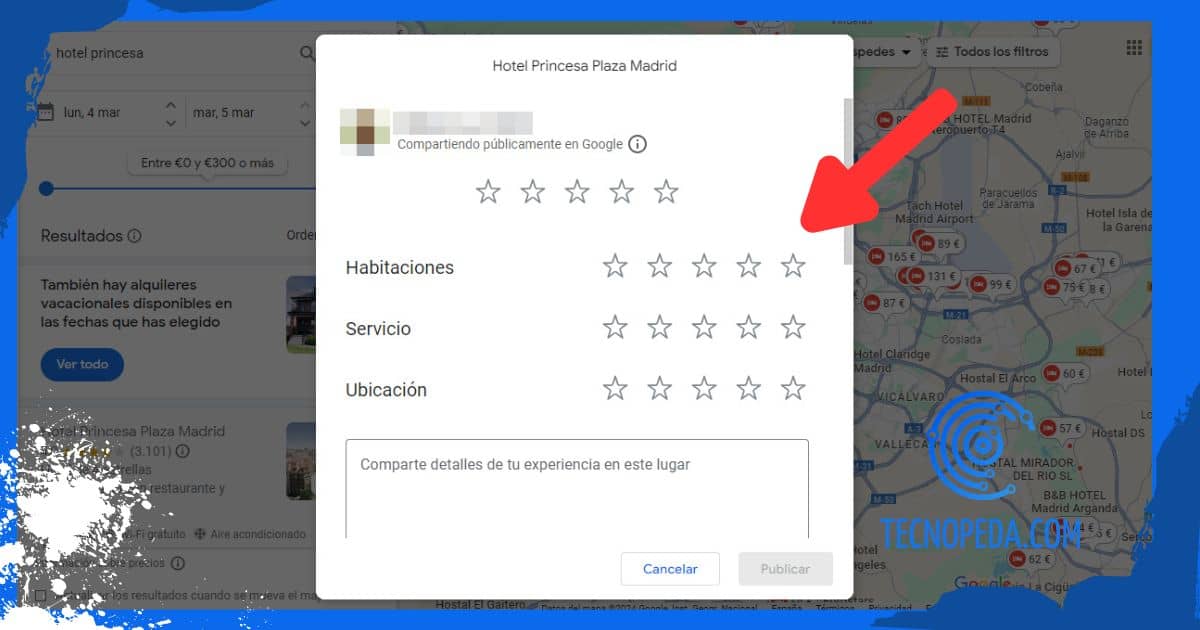 Poner una reseña en Google de un negocio
