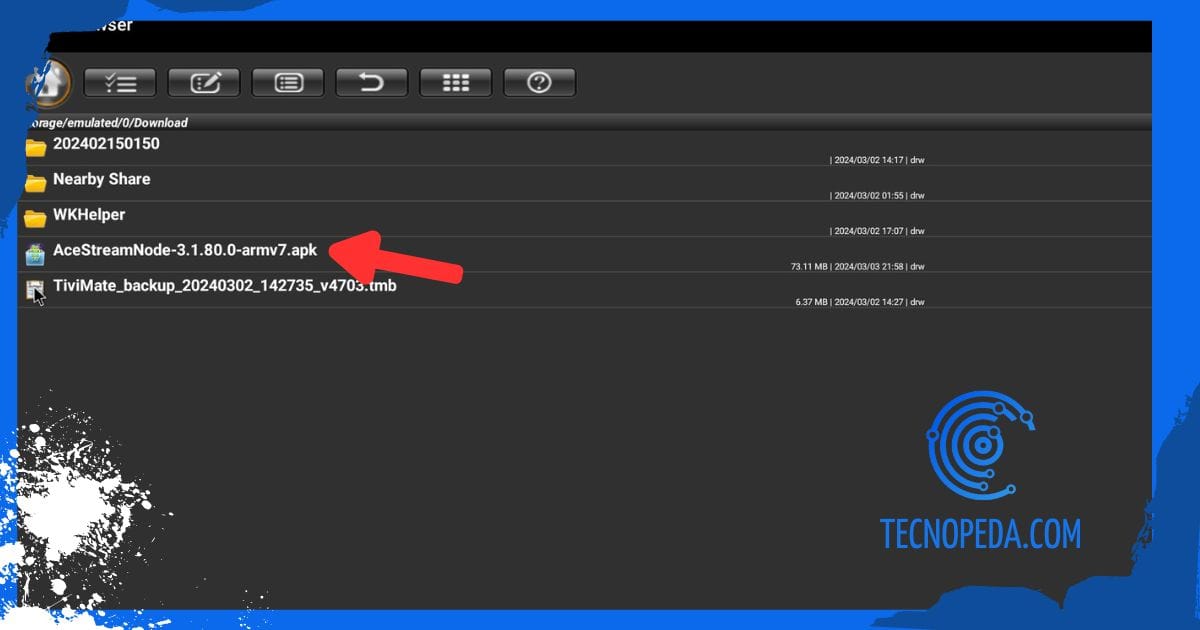 Instalar acestream en Android Tv