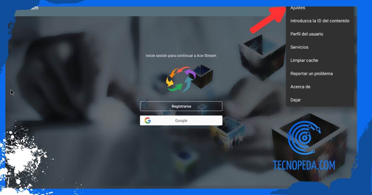 Configurar los ajustes en AceStreamNode