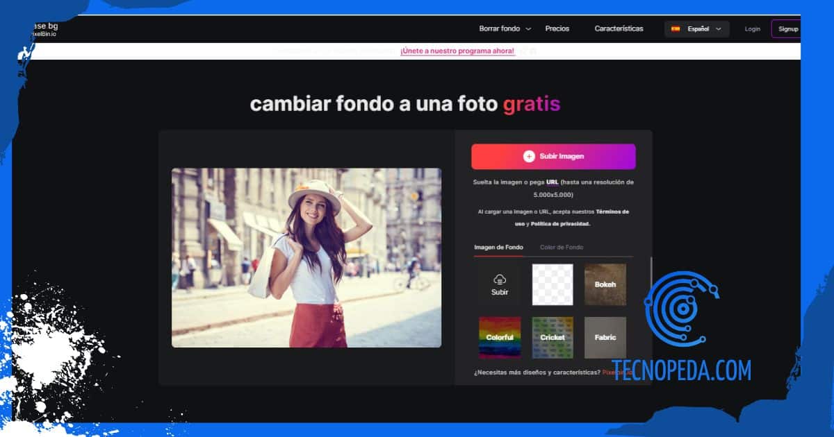 Poner un fonfo blanco a una foto con Eraser