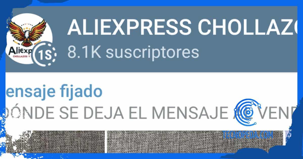 Chollazos y Marcas Grupo de Telegram con Enlaces Ocultos AliExpress
