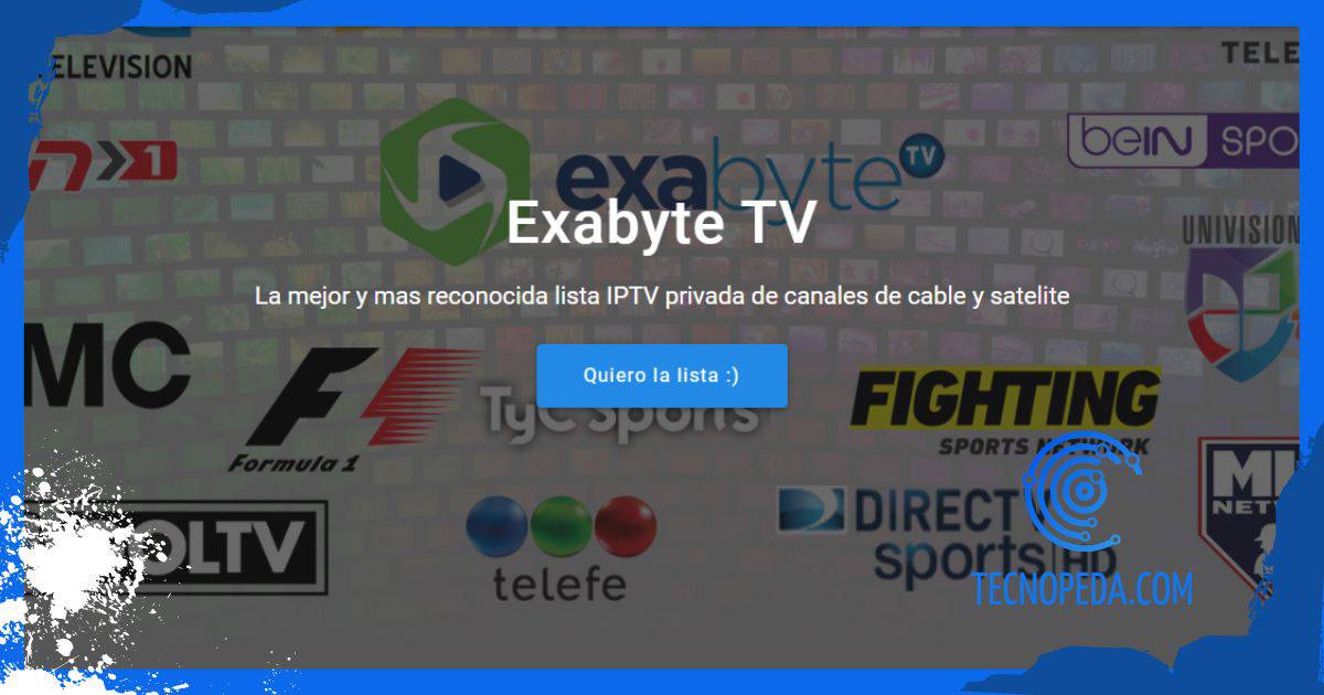 Imagen de la web de Exabyte Tv