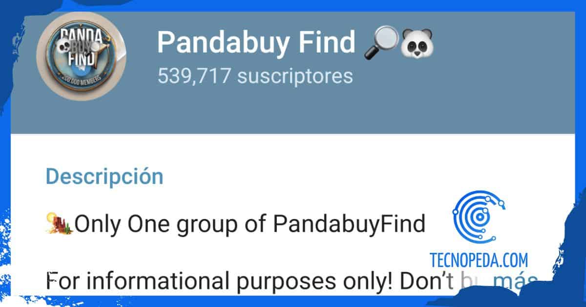Pandabuy Finds Grupo Telegram