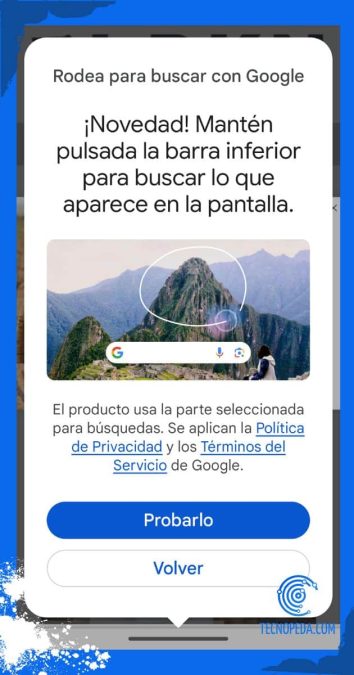 Rodea para Buscar en Android