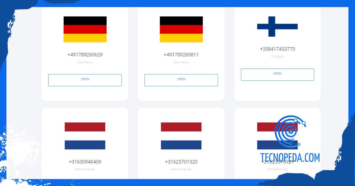Web con Número Temporal para recibir SMS
