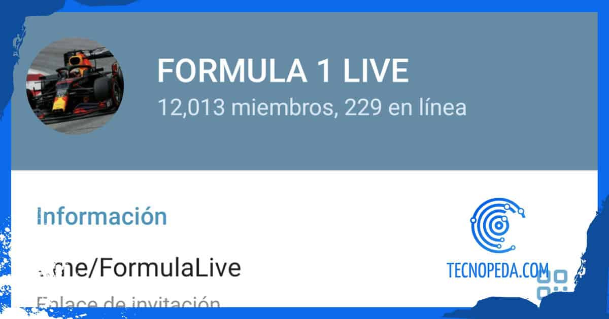 Canal de Telegram para ver F1 en directo y gratis